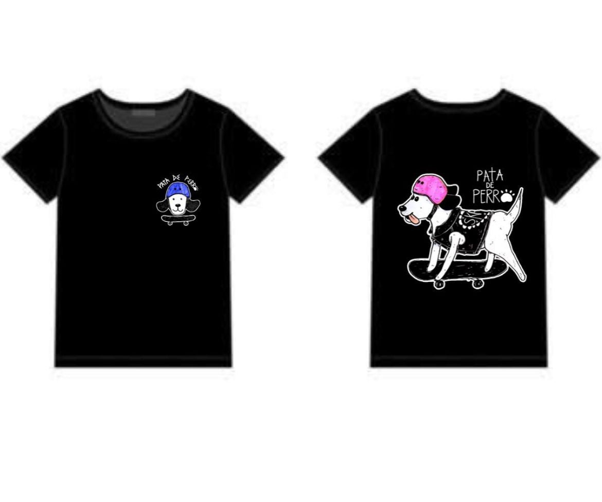 PLAYERA PATA DE PERRO SK8 (NIÑO)