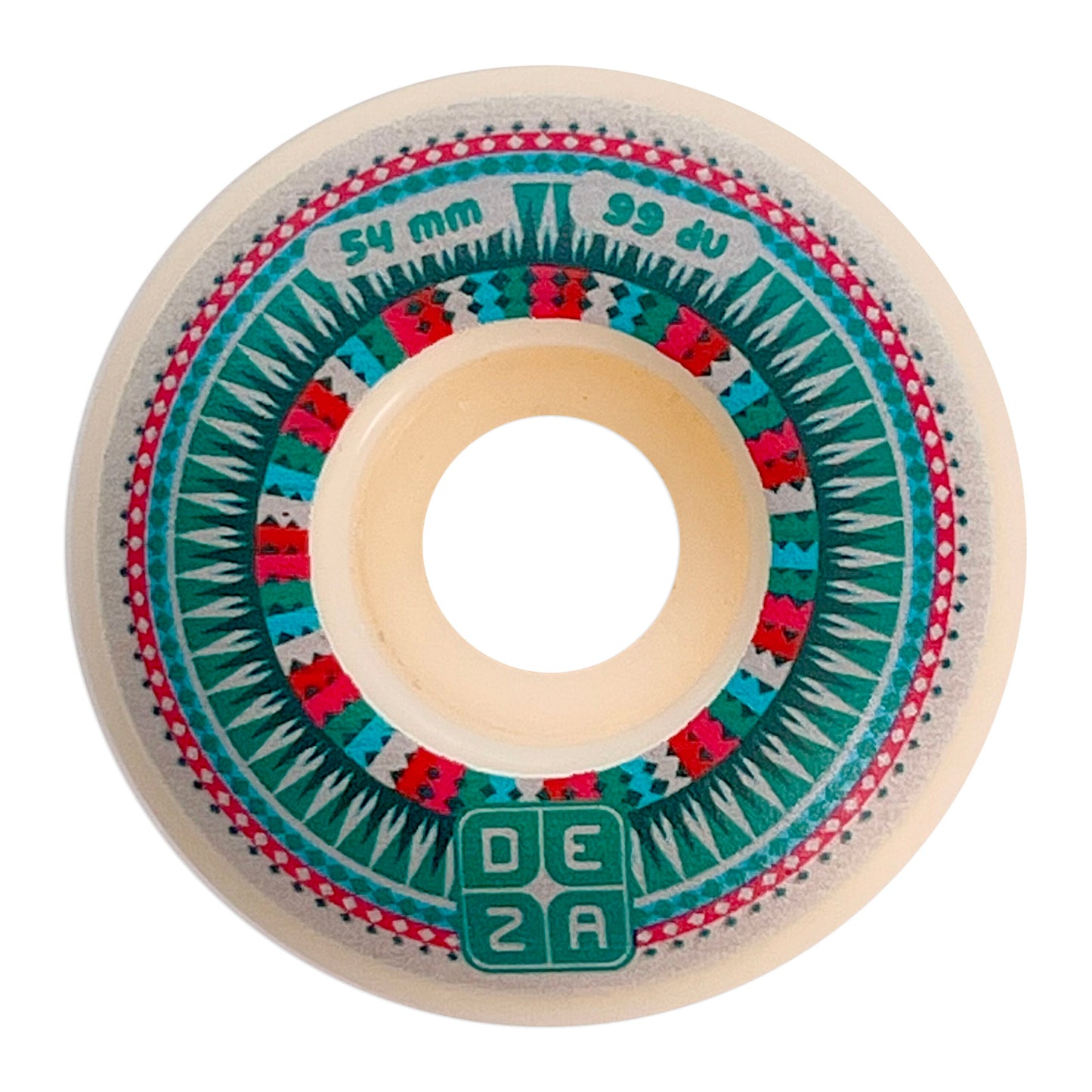 Ruedas Deza Skateboards Ruleta Verde 54 mm Cónica 99 du
