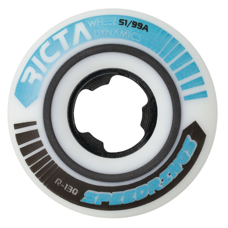 Ruedas Ricta Speedrings Slim 99A 51 mm Blanco / Azul / Negro