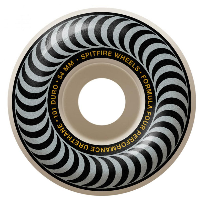 Ruedas Spitfire Classic 54 mm 99 du Blanco / Plata